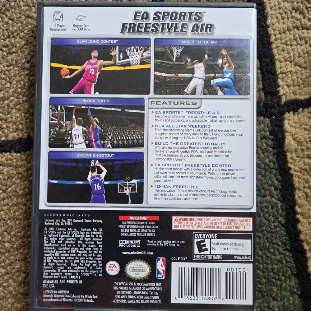 NBA Live 2005 Nintendo GameCube CIB EA Sports Basketball Game DOL P GLYE